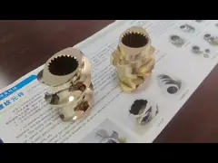 38CrMoAlA/W6Mo5Cr4V2/Cr26MoV Elementos de parafuso personalizados de extrusora de parafuso duplo com precisão