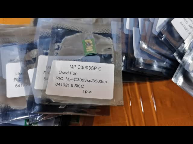 841946 841919 841920 841921 Toner Reset Chip (CMYK) for Rioch MPC2003 MPC2503 MPC3003 MPC3503 MPC2011 MPC4503 MPC5503