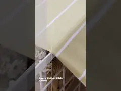 Comfortable And Breathable Durble ​Striped Material Fabric For T-Shirt