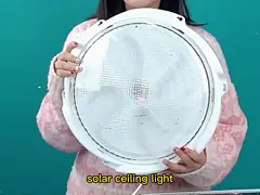 Waterproof Outdoor Solar Ceiling Lights Garden Corridor Ceiling Light