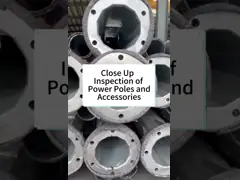 High-quality Export Octagonal Hot-dip Galvanized Transmission Line Steel Poles