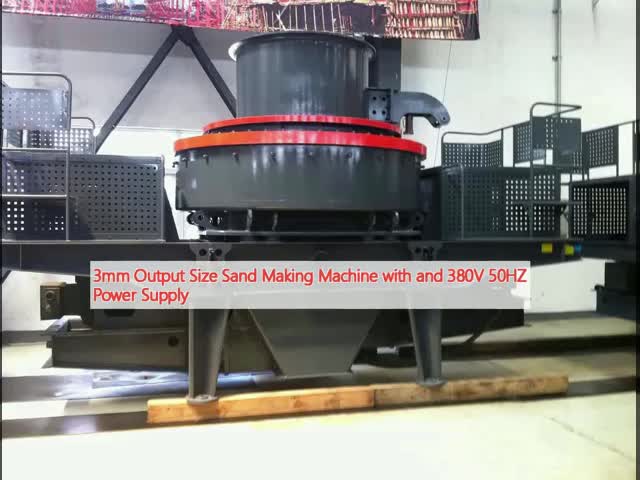 380V 3mm Crushed Sand Making Machine 50HZ Sand Brick Machine