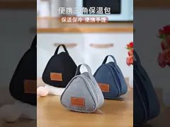 Custom Printed Lunch Bags With Insulation Bags Rice Ball Bag Triangle Lunch Bag