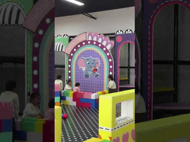 5 × 6m 室内 悪い砦 子供 遊び場 ポリプロピレン 安全 大人 室内 娯楽 公園