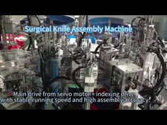 High Rate of Qualified Products Above 99% with Medical Product Assembly Machine for Disposable Surgical Knife and Scalpel