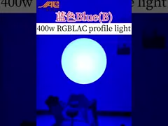 400W RGBLAC 6in1 ellipsoidal reflector spot light