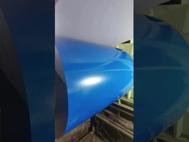 COLOR Steel PPGI 0.09-0.7Thickness TDC51D Prepainted Galvanized Steel Sheets Color Coil With Strong Anti-corrosion Blue Color