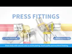 Pex Al Pex 90 Degree Elbow Fittings 1/2 Inch Plumbing Heating Fittings