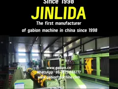 4.0mm Gabion Mesh Steel Net Making Machine Manufacturing Line