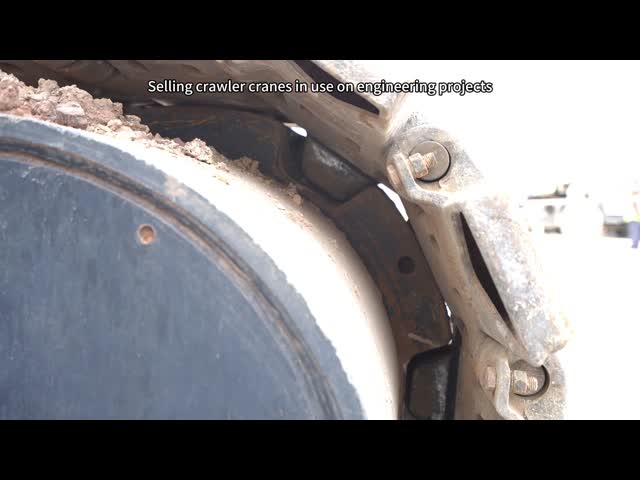 Second Hand 260T Used Crawler Cranes 117m/Min Hositing Rope Speed XGC260