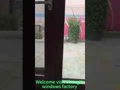 Villa Push Pull Curtain Wall Window Transparent Aluminium Window Sliding Frame