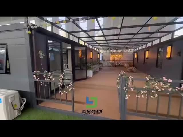 40ft 20ft 高級別荘 移動式プリファブハウス ホーム 拡張可能なコンテナ 寝室