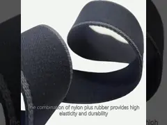 Resistance Exercise Rubber Nylon Non Slip Elastic Webbing