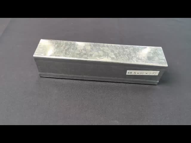 U Shaped Light Steel Keel 4 Meters Metal Stud Partition 0.6mm Thickness For Green Building Materials