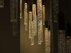 Minimalistische luxe stijl Single Hanging Cylinder Schaduw Bed Drop Light Crystal Pendant Light Modern