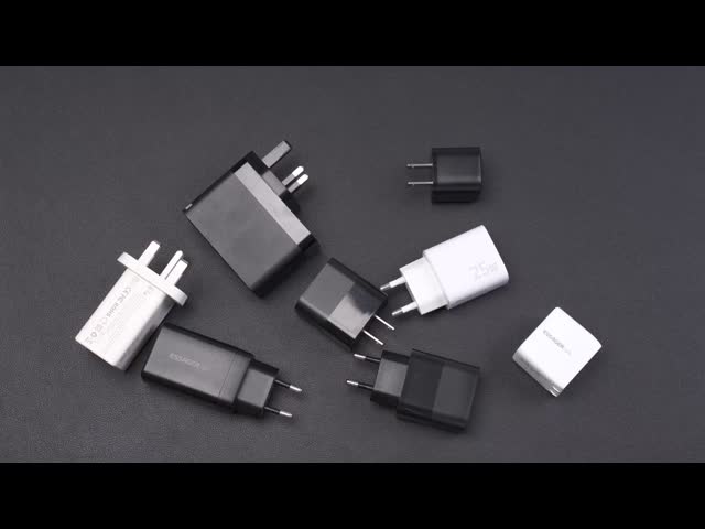 ESSAGER YMX-320W シリーズ PD 20W 65W 100W QC 18W 8ポート USB-C USB-A GaN 充電器