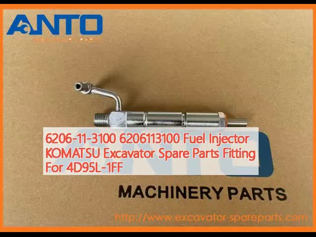 6206-11-3100 6206113100 Fuel Injector KOMATSU Excavator Engine Parts Fitting For 4D95L-1FF