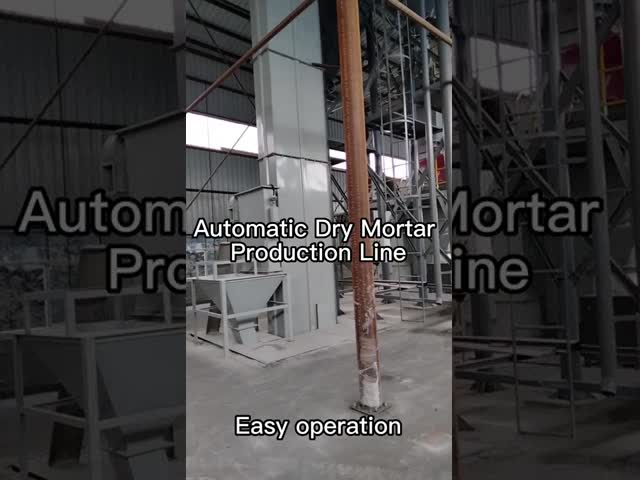 High Speed Dosing Dry Mix Powder Mortar Mixing Machine Wall Putty Sand Cement Mixer Ceramic Tile Adhesive Glue Manufacturing Plant