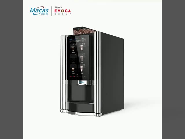 EVOACAS Автоматический автомат для продажи кофе Эспрессо Поддержка IOT