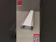 Flexible Alu LED Profile U Shape Black LED Strip Profile For Housing Decoration
