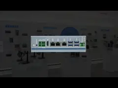Type de livre PC industriel de 12e génération Intel Alder Lake-N N100 Mini PC avec 3 Ethernet Intel