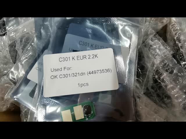 Color Toner Cartridge Reset Chip for Oki Data C301 C321 C331 MC342 MC332 Printer 44973533 44973534 44973535 44973536