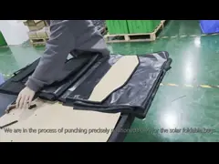 Logo personalizzato Stampa a prova di vento pannello solare impermeabile zaino con pannello di silicio monocristallino