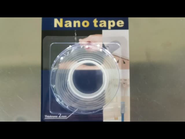 Rolo de fita nano transparente de dois lados sem vestígios Removível reciclável