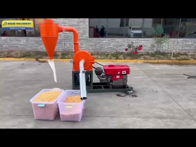 3000KG容量チリペッパー大粉ミルマシン 22hp水冷ディーゼルエンジン