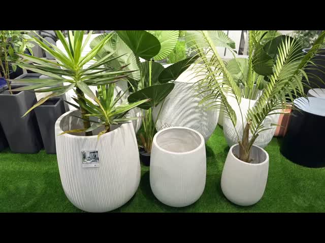 工場用品 ガーデンプラント 売れやすい 粘土繊維の鍋 家庭装飾用の花瓶セット