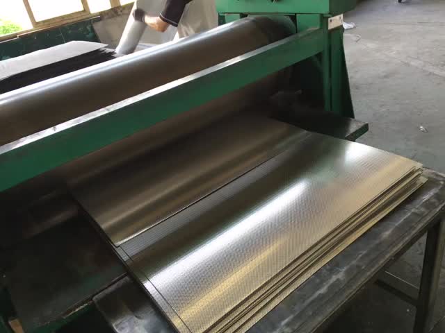 Two Sides Non Asbestos Beater Sheet With Perforated Metal Insert