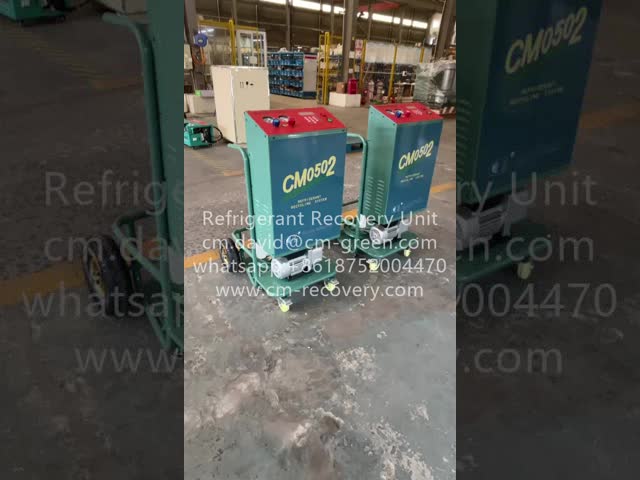 R32 R290 refrigerant recovery machine 3HP flammable refrigerant gas recovery unit explosion proof recvoery pump