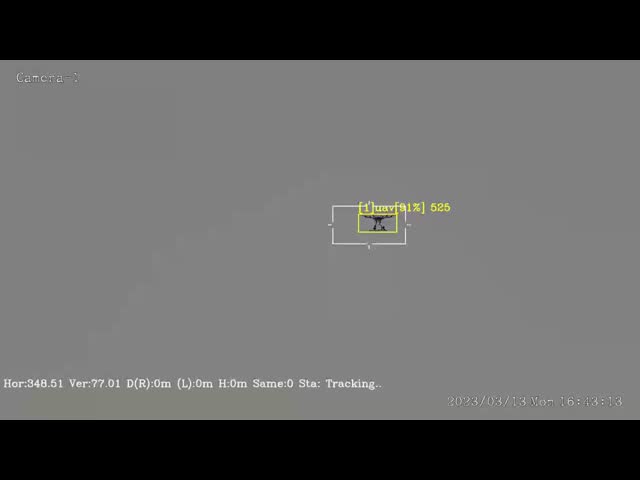 IP66 ドローン検出器 EO IR トラッキング付き 多スペクトル標的認識システム