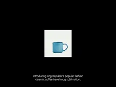 Populäre Mode-Kaffee-Reisemügel aus Keramik Sublimation