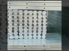 8FT 10FT Philippines Steel Cross Arm Galvanized Electric Rectangular Utility Pole Cross Arm