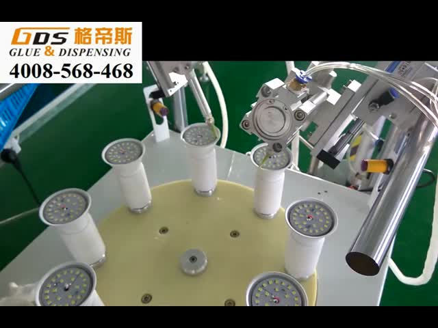 床スタンド 自動接着剤 丸い接着剤配送システム 200W LED電球用