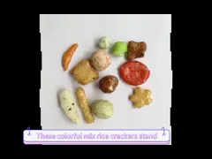 BBQ/チーズ/ぴりっとする味のシャキッとした多形の米のクラッカーBRC HACCP