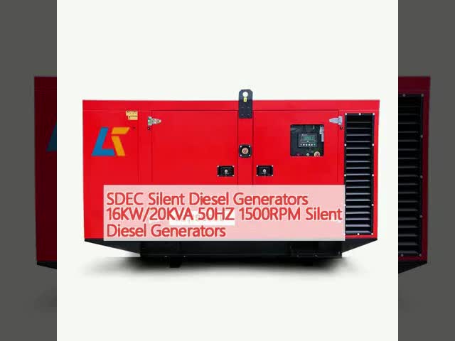 SDEC サイレントディーゼル発電機 16KW / 20KVA 50HZ 1500RPM,発電機 Ats