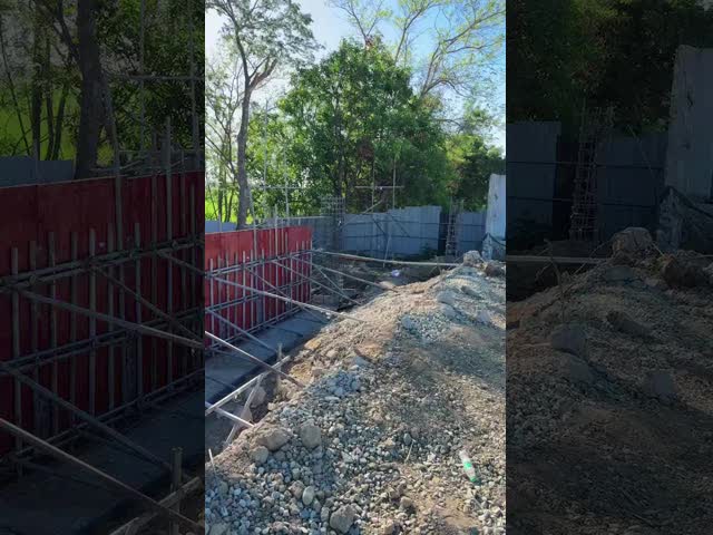 工業工場の建築設計 倉庫 オフィス 2階建ての鉄筋ビル