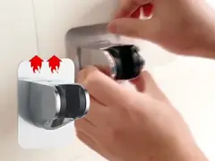 Strong Adhesive ABS Shower Head Holder Adjustable Shower Wand Holder Bracket for Bathroom