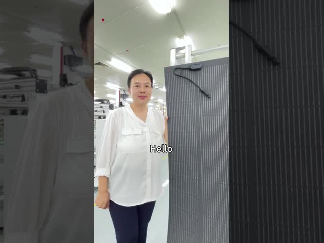 黒い太陽光パネル 平板 BIPV 屋根タイル ダブルガラス 120W 持続可能素材