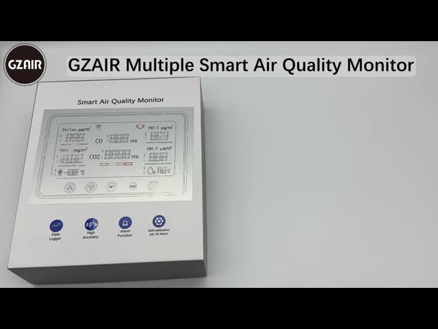 PT02 Plus PM2.5 VOC スマートアキモニター 装置 空気の品質CO2モニター