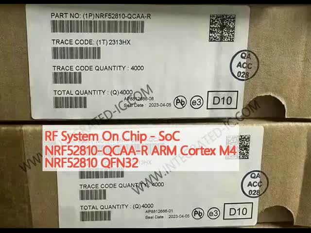 Система RF на обломоке - корке M4 NRF52810 QFN32 РУКИ SoC NRF52810-QCAA-R