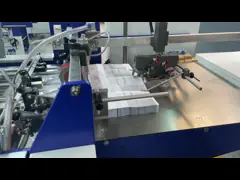 Pharmaceutical Cross Fold A3 Paper Folding Machine With 12 Buckle Plate