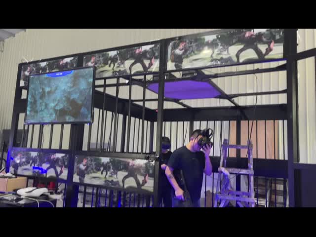ドリームランド 9Dシミュレーター 射撃ゲーム マシン 4人 VRルーム VR アーケードゾンビ 射撃ゲーム マシン