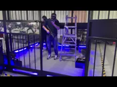 Dreamland 9d simulator shooting game machine 4 players vr room vr arcade zombie shooting game machine