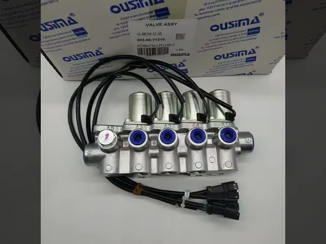 203-60-71210小松PC130-7のための掘削機の電磁弁