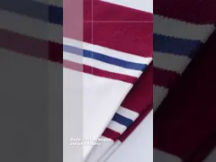 汗を吸い 透ける 快適で 耐久性のある ストライプ付き素材