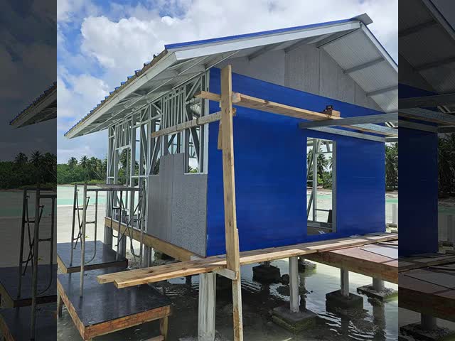 キリバティ海屋 模様式鋼鉄建築 耐腐蝕設計