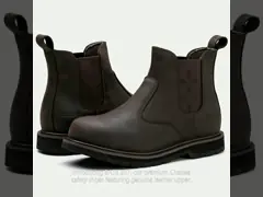 Classic Round Toe Waterproof Woodland Chelsea Fashionable Work Footwear